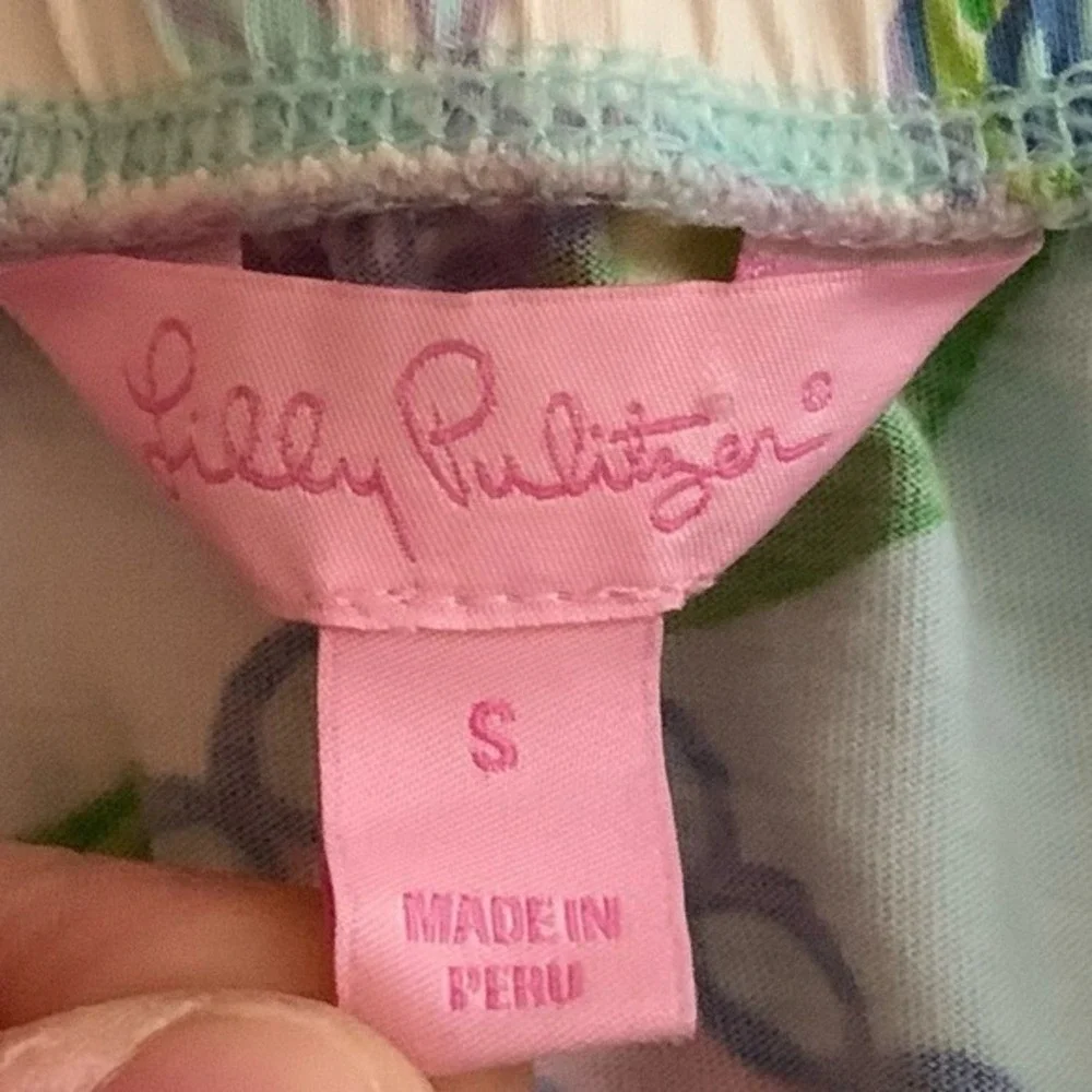 LILLY PULITZER Windsor Strapless‎ Dress Multi Conch Republic 100% Cotton Small - Picture 9 of 13